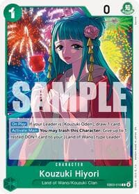 Kouzuki Hiyori - Extra Booster: One Piece Heroines Edition - One Piece Card Game card