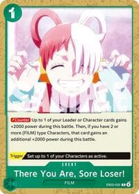 There You Are, Sore Loser! - Extra Booster: One Piece Heroines Edition - One Piece Card Game card