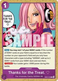 Thanks for the Treat. - Extra Booster: One Piece Heroines Edition - One Piece Card Game card