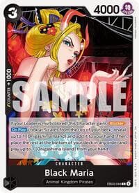 Black Maria - Extra Booster: One Piece Heroines Edition - One Piece Card Game card