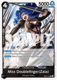 Miss Doublefinger(Zala) - Extra Booster: One Piece Heroines Edition - One Piece Card Game card