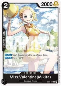 Miss.Valentine(Mikita) - Extra Booster: One Piece Heroines Edition - One Piece Card Game card