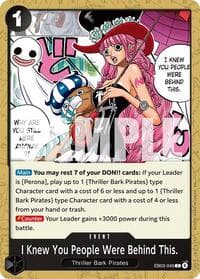 I Knew You People Were Behind This. - Extra Booster: One Piece Heroines Edition - One Piece Card Game card