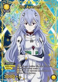 Rei Ayanami (004) (R*) - UE15BT: Evangelion: New Theatrical Edition - Union Arena card