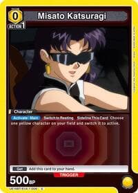 Misato Katsuragi (006) - UE15BT: Evangelion: New Theatrical Edition - Union Arena card