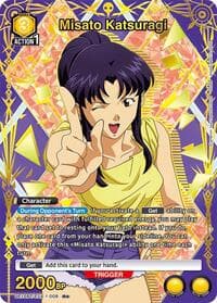 Misato Katsuragi (008) (R*) - UE15BT: Evangelion: New Theatrical Edition - Union Arena card
