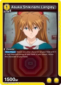 Asuka Shikinami Langley (011) - UE15BT: Evangelion: New Theatrical Edition - Union Arena card