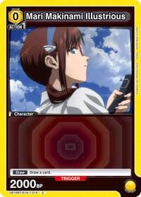 Mari Makinami Illustrious (014) - UE15BT: Evangelion: New Theatrical Edition - Union Arena card