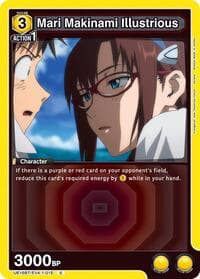 Mari Makinami Illustrious (015) - UE15BT: Evangelion: New Theatrical Edition - Union Arena card