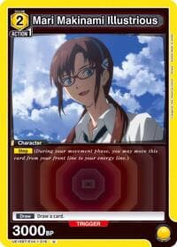 Mari Makinami Illustrious (016) - UE15BT: Evangelion: New Theatrical Edition - Union Arena card