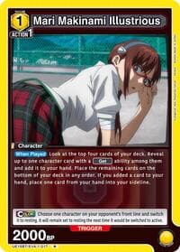 Mari Makinami Illustrious (017) - UE15BT: Evangelion: New Theatrical Edition - Union Arena card