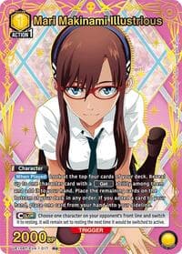 Mari Makinami Illustrious (017) (R*) - UE15BT: Evangelion: New Theatrical Edition - Union Arena card