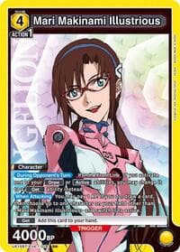 Mari Makinami Illustrious (018) - UE15BT: Evangelion: New Theatrical Edition - Union Arena card