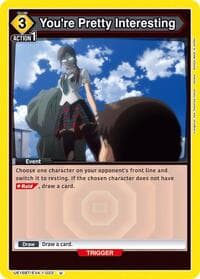 You're Pretty Interesting - UE15BT: Evangelion: New Theatrical Edition - Union Arena card
