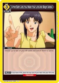 A Hot Bath Lets You Wash Your Life and Begin Anew - UE15BT: Evangelion: New Theatrical Edition - Union Arena card