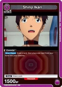 Shinji Ikari (027) - UE15BT: Evangelion: New Theatrical Edition - Union Arena card