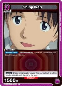 Shinji Ikari (028) - UE15BT: Evangelion: New Theatrical Edition - Union Arena card