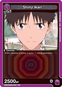 Shinji Ikari (029) - UE15BT: Evangelion: New Theatrical Edition - Union Arena card