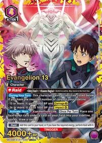 Evangelion 13 (SR**) - UE15BT: Evangelion: New Theatrical Edition - Union Arena card