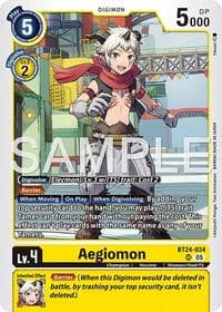 Aegiomon - Time Stranger - Digimon Card Game card