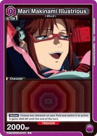 Mari Makinami Illustrious (054) - UE15BT: Evangelion: New Theatrical Edition - Union Arena card