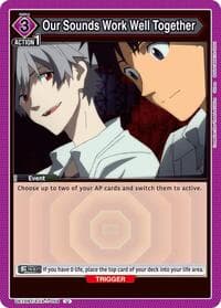 Our Sounds Work Well Together - UE15BT: Evangelion: New Theatrical Edition - Union Arena card