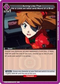 Acting Like That, He's Less an Idiot and More of a Brat - UE15BT: Evangelion: New Theatrical Edition - Union Arena card