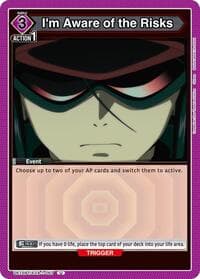I'm Aware of the Risks - UE15BT: Evangelion: New Theatrical Edition - Union Arena card