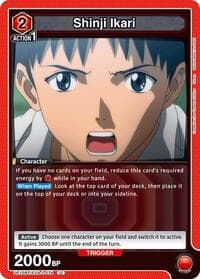 Shinji Ikari (074) - UE15BT: Evangelion: New Theatrical Edition - Union Arena card