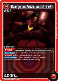 Evangelion Provisional Unit-05 - UE15BT: Evangelion: New Theatrical Edition - Union Arena card
