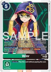 Winr - Dawn of Liberator - Digimon Card Game card