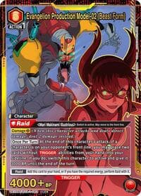 Evangelion Production Model-02 (Beast Form) (SR*) - UE15BT: Evangelion: New Theatrical Edition - Union Arena card