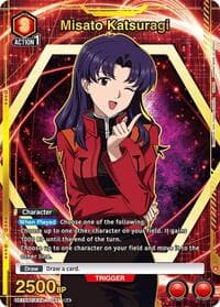 Misato Katsuragi (085) (R*) - UE15BT: Evangelion: New Theatrical Edition - Union Arena card