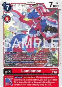 Lamiamon - Time Stranger - Digimon Card Game card