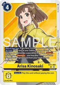 Arisa Kinosaki - Dawn of Liberator - Digimon Card Game card