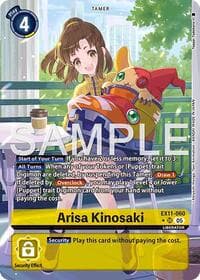 Arisa Kinosaki (Alternate Art) - Dawn of Liberator - Digimon Card Game card