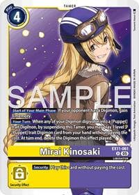 Mirai Kinosaki - Dawn of Liberator - Digimon Card Game card