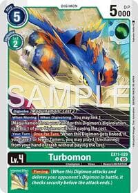 Turbomon - Dawn of Liberator - Digimon Card Game card