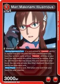 Mari Makinami Illustrious (092) - UE15BT: Evangelion: New Theatrical Edition - Union Arena card