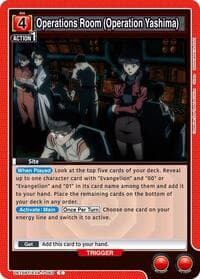 Operations Room (Operation Yashima) - UE15BT: Evangelion: New Theatrical Edition - Union Arena card