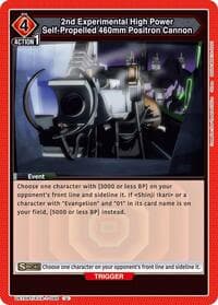 2nd Experimental High Power Self-Propelled 460mm Positron Cannon - UE15BT: Evangelion: New Theatrical Edition - Union Arena card
