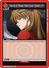 Talking to People Feels Good, Doesn't It? - UE15BT: Evangelion: New Theatrical Edition - Union Arena card