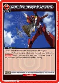 Super-Electromagnetic Crossbow - UE15BT: Evangelion: New Theatrical Edition - Union Arena card