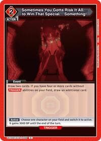 Sometimes You Gotta Risk It All... to Win That Special... Something! - UE15BT: Evangelion: New Theatrical Edition - Union Arena card