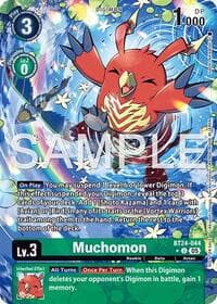 Muchomon (Box Topper) - Time Stranger - Digimon Card Game card