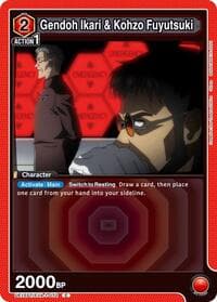 Gendoh Ikari & Kohzo Fuyutsuki - UE15ST: Evangelion: New Theatrical Edition Starter Deck - Union Arena card