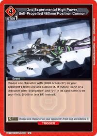 2nd Experimental High Power Self-Propelled 460mm Positron Cannon - UE15ST: Evangelion: New Theatrical Edition Starter Deck - Union Arena card