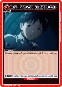 Smiling Would Be a Start - UE15ST: Evangelion: New Theatrical Edition Starter Deck - Union Arena card