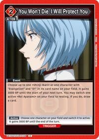 You Won't Die. I Will Protect You - UE15ST: Evangelion: New Theatrical Edition Starter Deck - Union Arena card