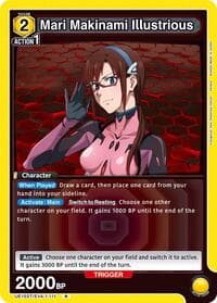 Mari Makinami Illustrious - UE15ST: Evangelion: New Theatrical Edition Starter Deck - Union Arena card